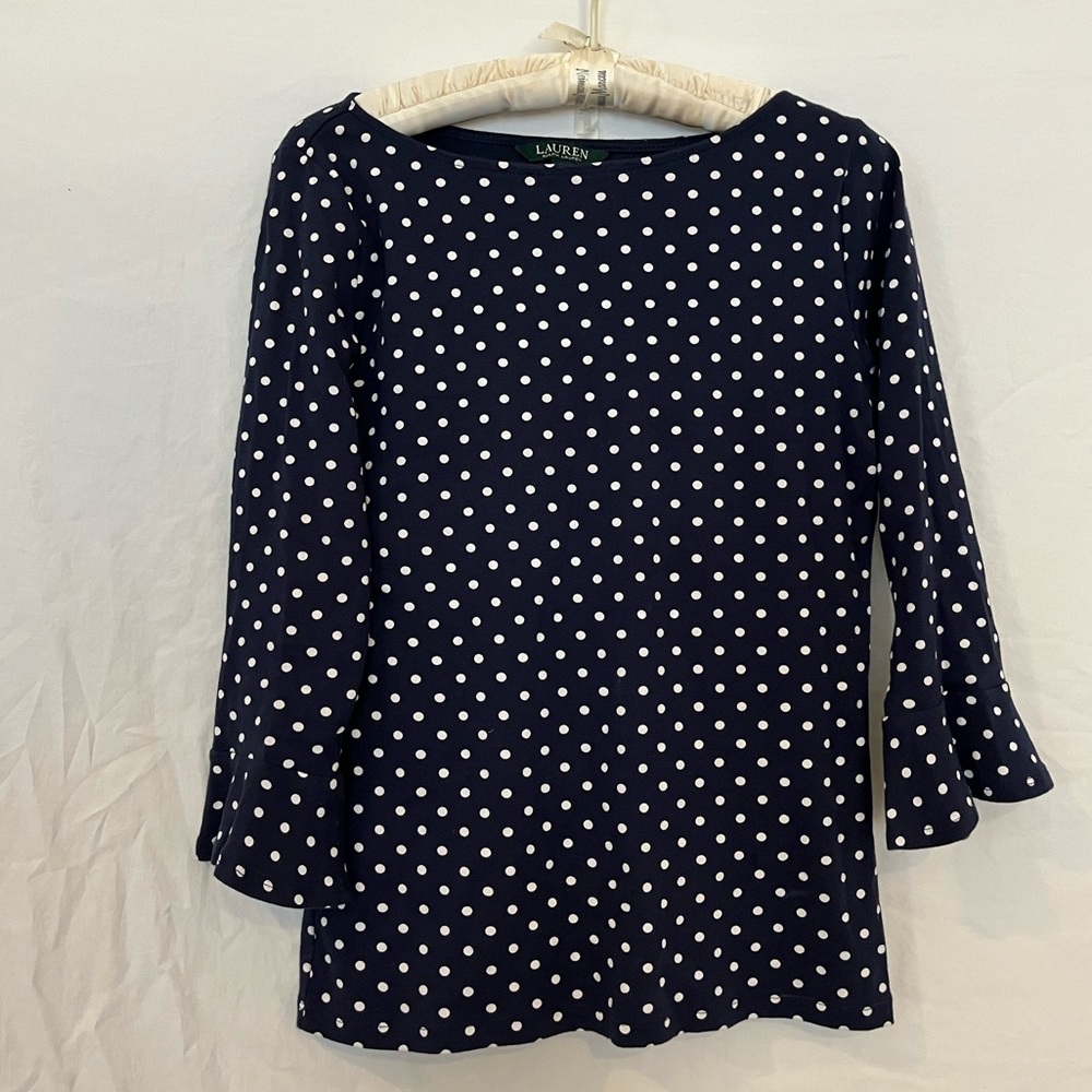 Ralph Lauren Polka Dot Blouse